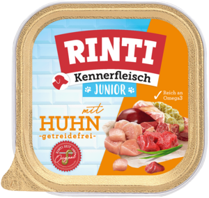 Rinti Kennerfleisch Junior Huhn Schale
