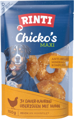 Chicko Maxi - Maxi-Kauring mit Huhn - Beutel - 3x50g