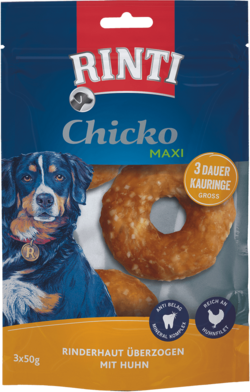 Chicko Maxi - Maxi-Kauring mit Huhn - Beutel - 3x50g