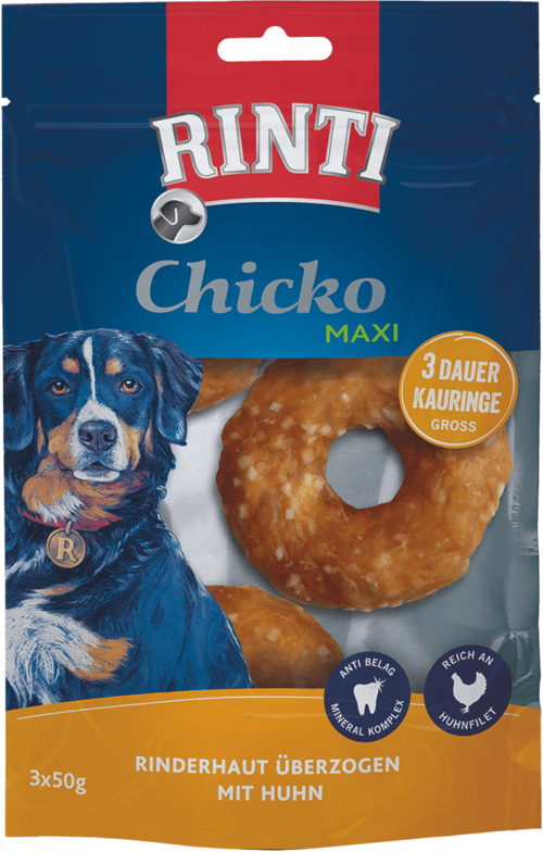 Rinti Chicko Maxi Maxi-Kauring mit Huhn 3x50g