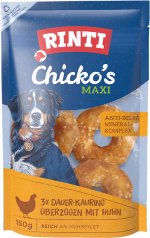 Rinti Chicko Maxi Maxi-Kauring mit Huhn 3x50g