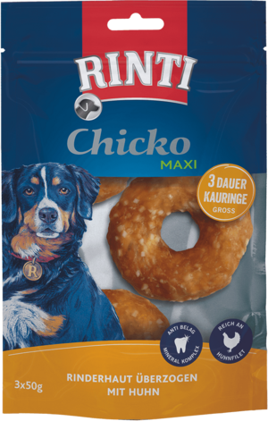Rinti Chicko Maxi Maxi-Kauring mit Huhn Beutel