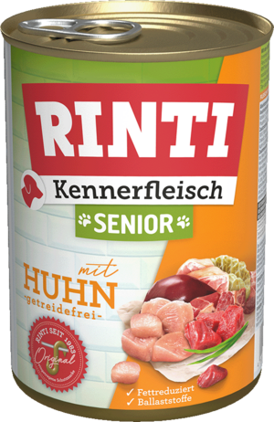 Rinti Kennerfleisch Senior - mit Huhn 400g