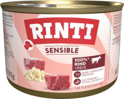 Sensible - Rind + Reis - Dose - 185g