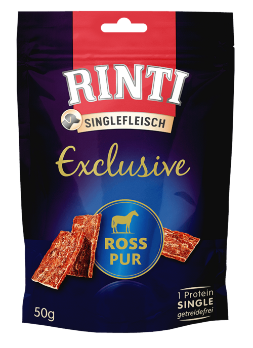 Rinti Singlefleisch Exclusive Ross pur 50g