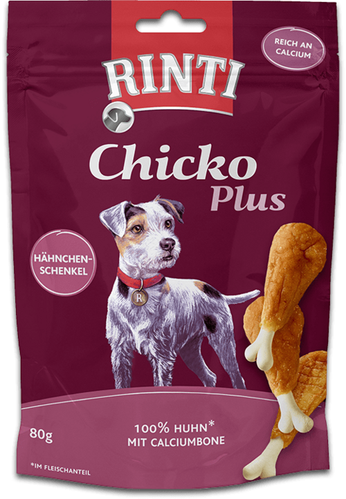 Rinti Chicko Plus Hähnchenschenkel 80g