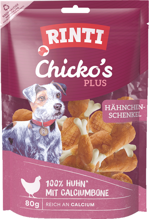 Rinti Chicko Plus Hähnchenschenkel 80g