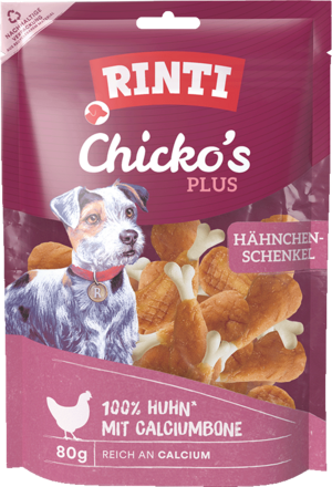 Rinti Chicko Plus Hähnchenschenkel 80g