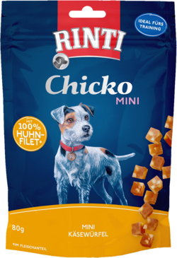 Chicko Mini - Mini Huhnwürfel mit Käse - Beutel - 80g