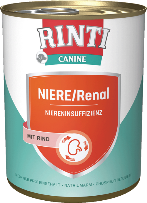 Rinti Canine Niere/Renal Rind 800g