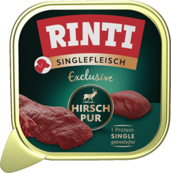 Singlefleisch Exclusive - Hirsch pur - Schale - 150g