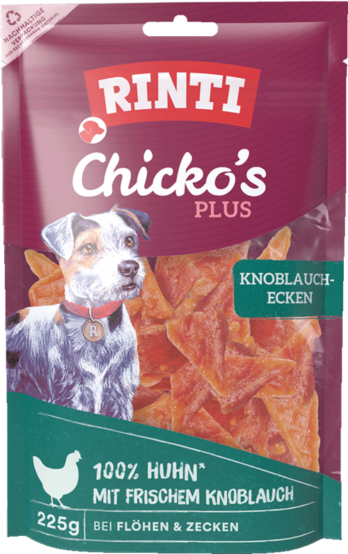 Rinti Chicko Plus Knoblauchecken 225g