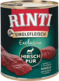 Singlefleisch Exclusive - Hirsch Pur  - Dose - 800g