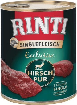 Singlefleisch Exclusive - Hirsch Pur - Dose - 800g