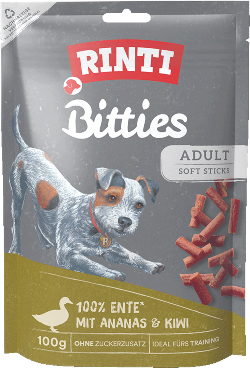 Rinti Bitties Ente mit Ananas & Kiwi 100g