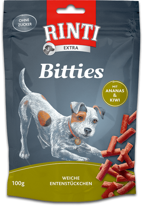 Rinti Bitties Ente mit Ananas & Kiwi 100g