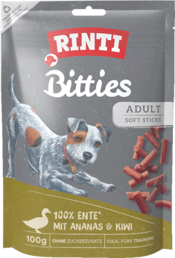 Bitties - Ente mit Ananas & Kiwi - Beutel - 100g