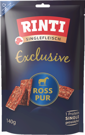 Rinti Singlefleisch Exclusive Ross pur 140g