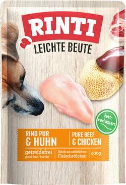 Leichte Beute - Rind Pur + Huhn - Frischebeutel - 400g