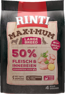 Max-i-Mum - Large Breed Huhn - Beutel - 4kg