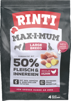 Max-i-Mum - Large Breed Huhn - Beutel - 4kg