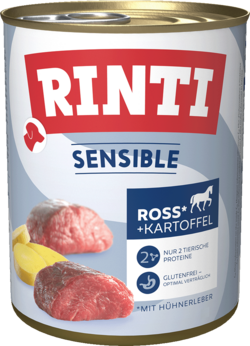 Sensible - Ross, Hühnerleber + Kartoffel - Dose - 800g