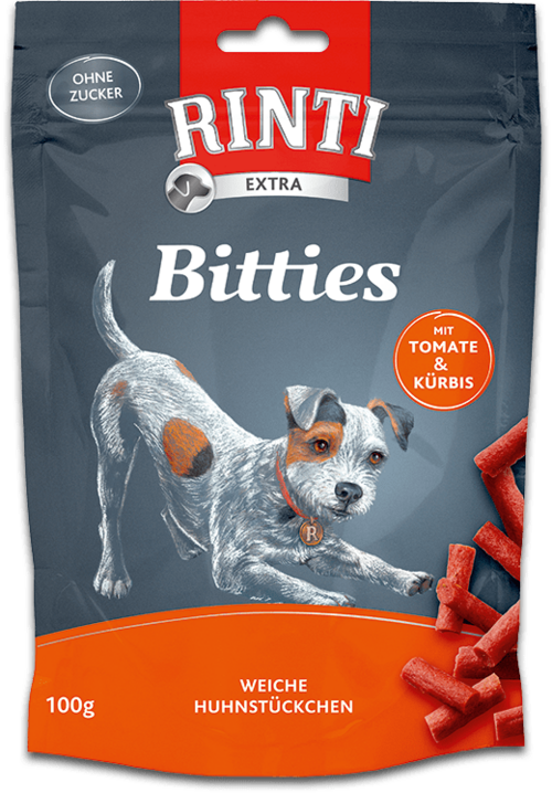 Rinti Bitties Huhn mit Tomate & Kürbis 100g