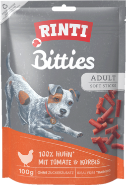 Bitties - Huhn mit Tomate & Kürbis - Beutel - 100g