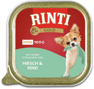 Rinti Gold mini Hirsch & Rind  100g