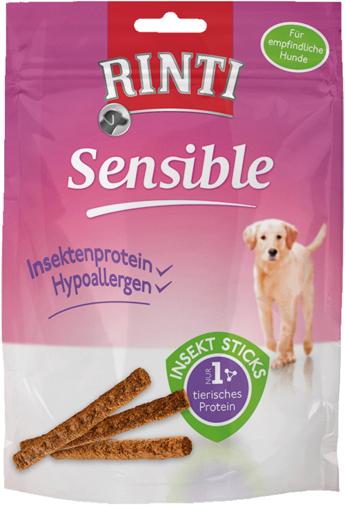 Rinti Sensible Snack Insekt Sticks Hypoallergen 50g