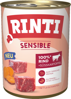 Sensible - Rind + Süßkartoffel - Dose - 800g