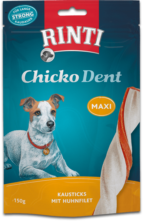 Rinti Chicko Dent Huhn - Gedrehte Kausticks Maxi 150g