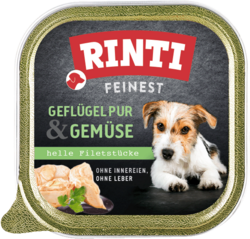 Feinest - Geflügel pur & Gemüse - Schale - 150g