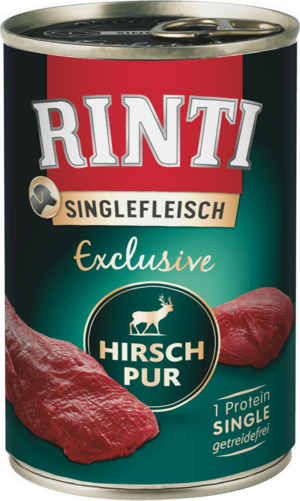 Rinti Singlefleisch Exclusive Hirsch Pur 400g