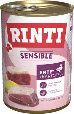 Sensible - Ente, Hühnerleber + Kartoffel - Dose - 400g