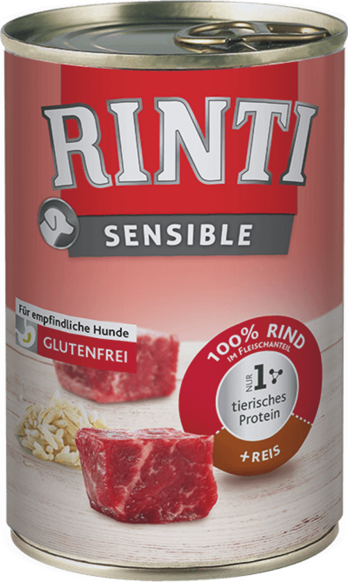 Rinti Sensible Rind + Reis  400g