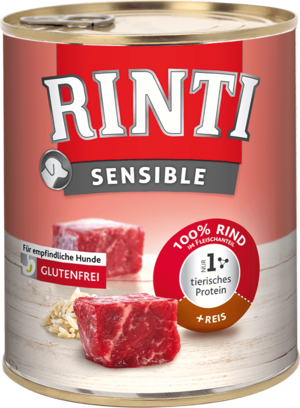 Rinti Sensible Rind + Reis  800g