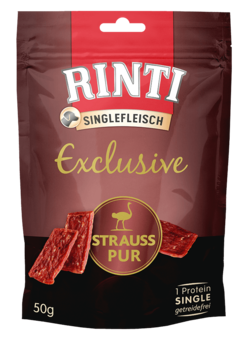 Singlefleisch Exclusive - Strauß pur - Beutel - 50g