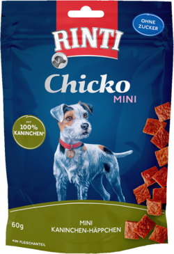 Chicko Mini - Mini Kaninchen-Häppchen - Beutel - 60g