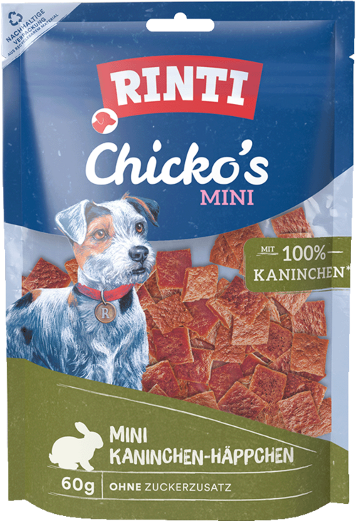 Rinti Chicko Mini Mini Kaninchen-Häppchen 60g