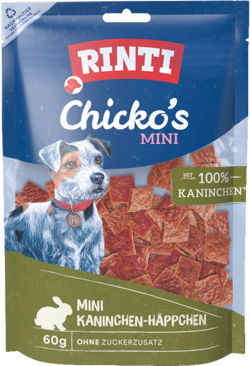 Chicko Mini - Mini Kaninchen-Häppchen - Beutel - 60g