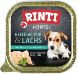 Feinest - Geflügel pur & Lachs - Schale - 150g