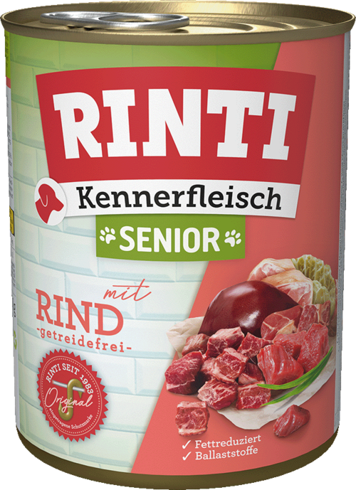 Rinti Kennerfleisch Senior + Rind 800g