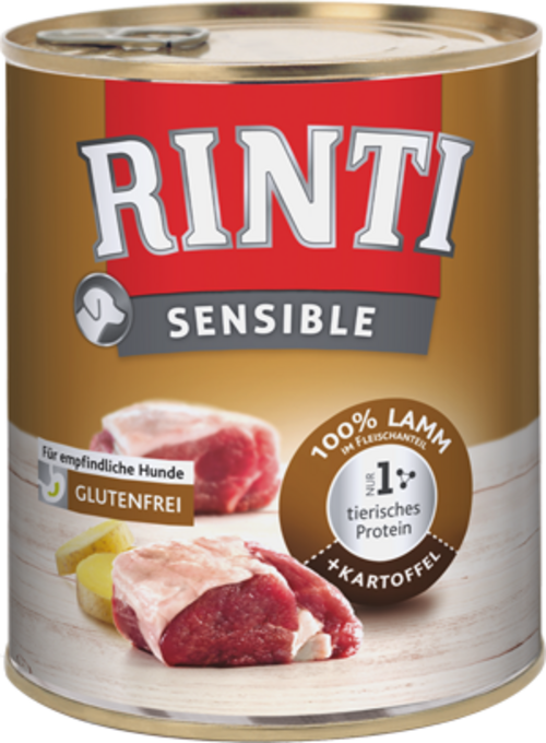 Rinti Sensible Lamm + Kartoffel  800g