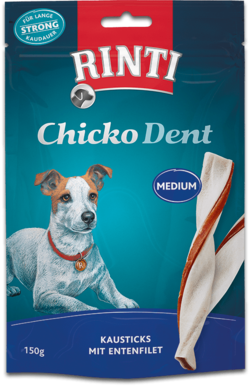 Chicko Dent - Ente - Gedrehte Kausticks Medium - Beutel - 150g