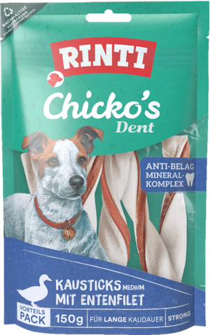 Rinti Chicko Dent Ente - Gedrehte Kausticks Medium 150g
