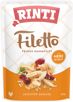 Filetto - Huhnfilet mit Herz - Frischebeutel - 100g