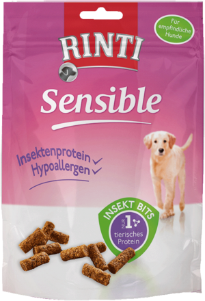 Rinti Sensible Snack Insekt Bits Hypoallergen 50g