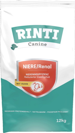 Canine - NIERE/Renal Huhn - Beutel - 12kg