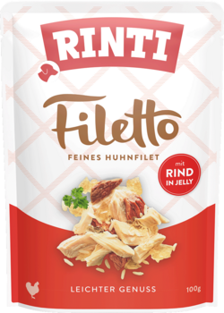 Filetto - Huhnfilet mit Rind - Frischebeutel - 100g